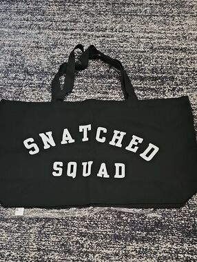 FBF Snatched Squad Black Tote Bag